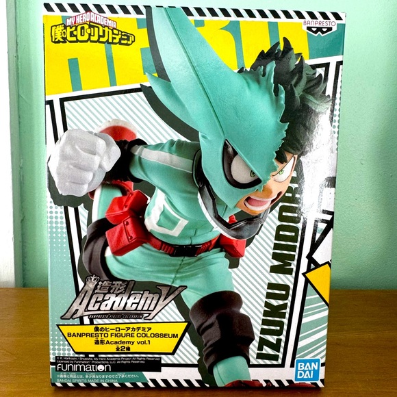 Banpresto My Hero Academia Izuku Midoriya Figure NIB - Picture 1 of 8
